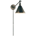 VISUAL COMFORT SIGNATURE, BOSTON FUNCTIONAL SINGLE ARM LIBRARY LIGHT, WALL SCONCES