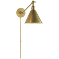 VISUAL COMFORT SIGNATURE, BOSTON FUNCTIONAL SINGLE ARM LIBRARY LIGHT, WALL SCONCES