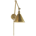 VISUAL COMFORT SIGNATURE, BOSTON FUNCTIONAL DOUBLE ARM LIBRARY LIGHT, WALL SCONCES