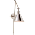 VISUAL COMFORT SIGNATURE, BOSTON FUNCTIONAL DOUBLE ARM LIBRARY LIGHT, WALL SCONCES