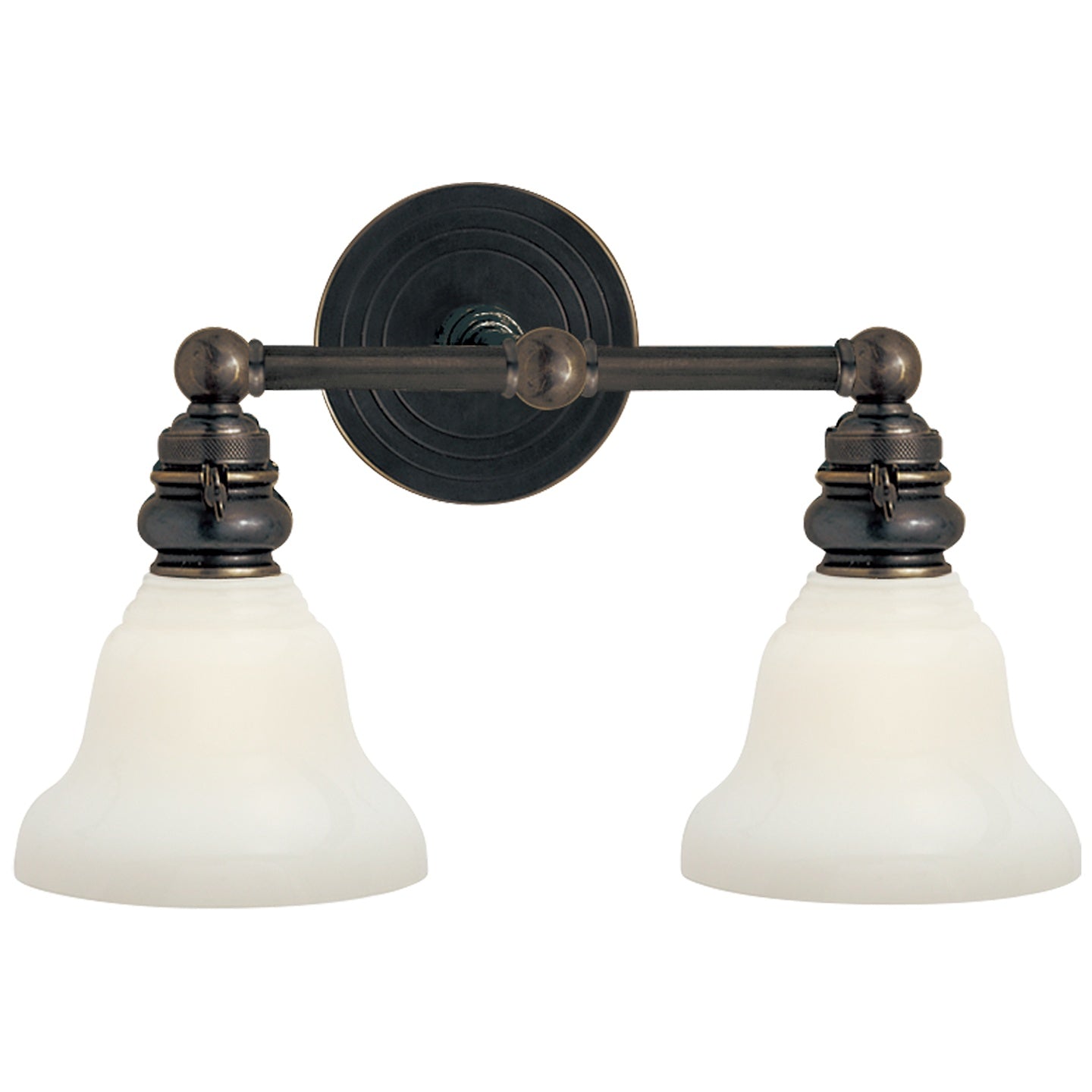 VISUAL COMFORT SIGNATURE, BOSTON FUNCTIONAL DOUBLE LIGHT, WALL SCONCES