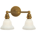 VISUAL COMFORT SIGNATURE, BOSTON FUNCTIONAL DOUBLE LIGHT, WALL SCONCES
