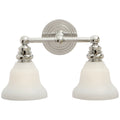 VISUAL COMFORT SIGNATURE, BOSTON FUNCTIONAL DOUBLE LIGHT, WALL SCONCES