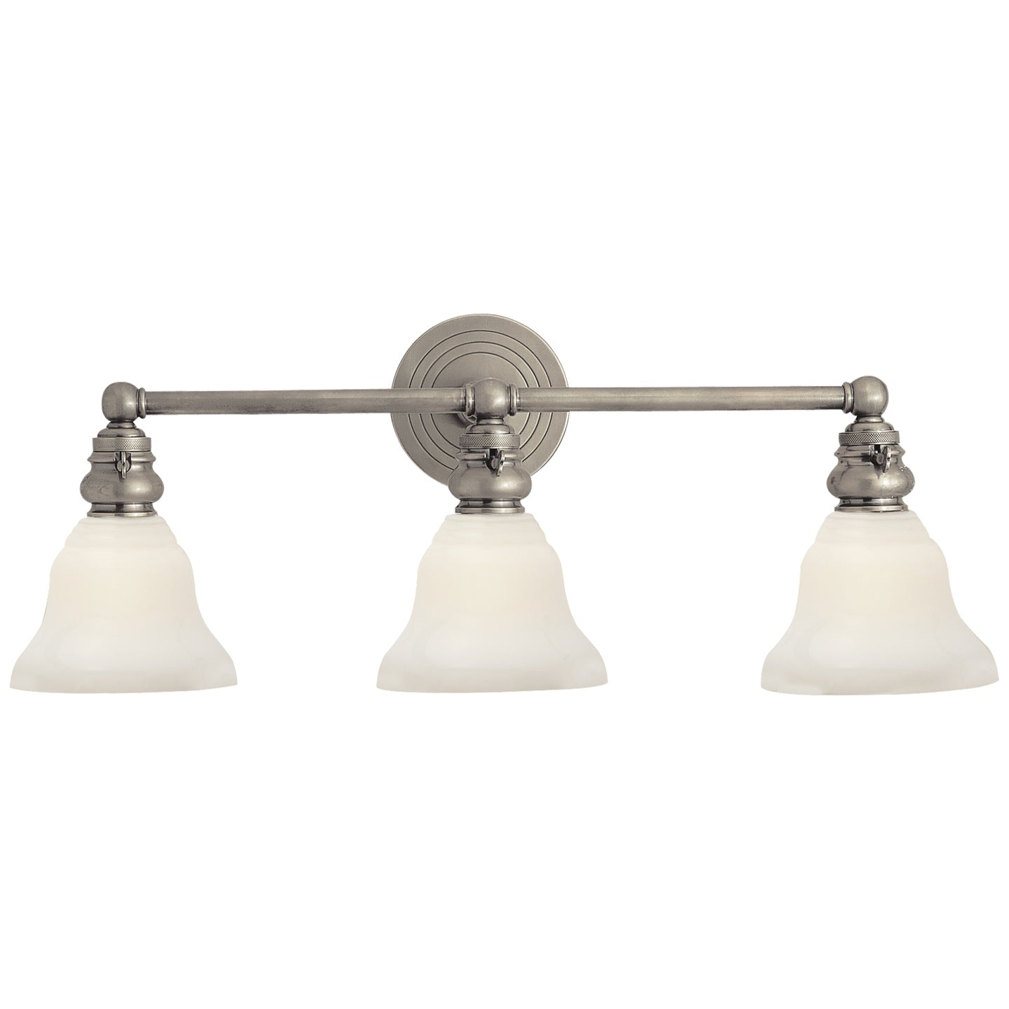 VISUAL COMFORT SIGNATURE, BOSTON FUNCTIONAL TRIPLE LIGHT, BATH VANITY LIGHT