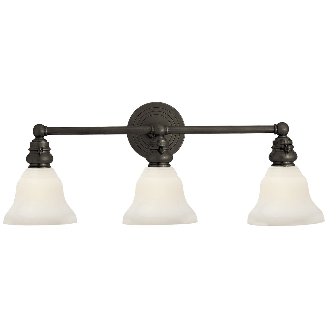 VISUAL COMFORT SIGNATURE, BOSTON FUNCTIONAL TRIPLE LIGHT, BATH VANITY LIGHT