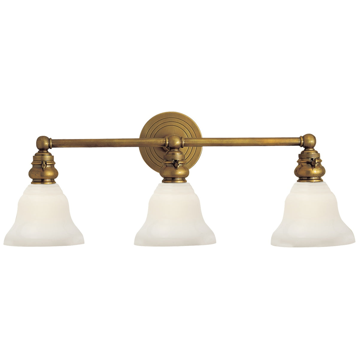 VISUAL COMFORT SIGNATURE, BOSTON FUNCTIONAL TRIPLE LIGHT, BATH VANITY LIGHT
