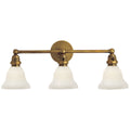VISUAL COMFORT SIGNATURE, BOSTON FUNCTIONAL TRIPLE LIGHT, BATH VANITY LIGHT