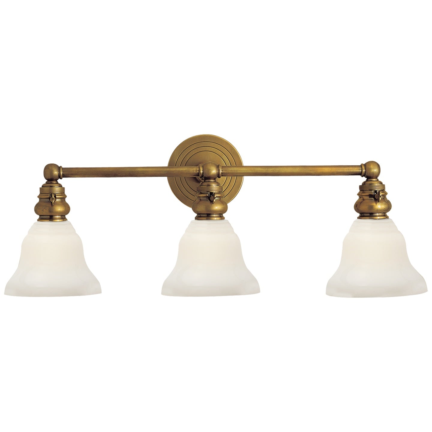VISUAL COMFORT SIGNATURE, BOSTON FUNCTIONAL TRIPLE LIGHT, BATH VANITY LIGHT