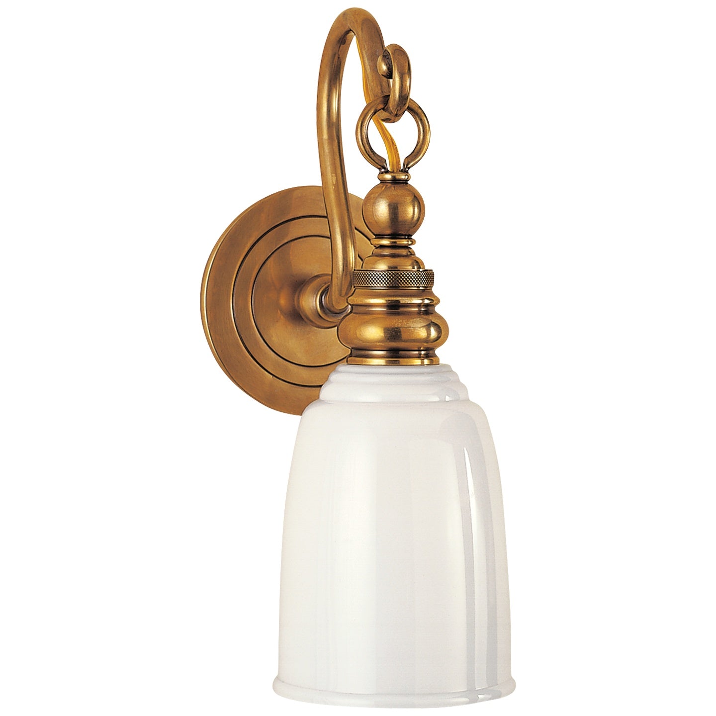 VISUAL COMFORT SIGNATURE, BOSTON LOOP ARM SCONCE, BATH VANITY LIGHT