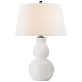 VISUAL COMFORT SIGNATURE, OPEN BOTTOM GOURD TABLE LAMP, TABLE LAMPS