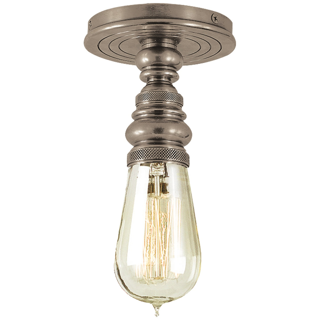 VISUAL COMFORT SIGNATURE, BOSTON SINGLE FLUSH MOUNT, FLUSH MOUNT CEILING LIGHTS