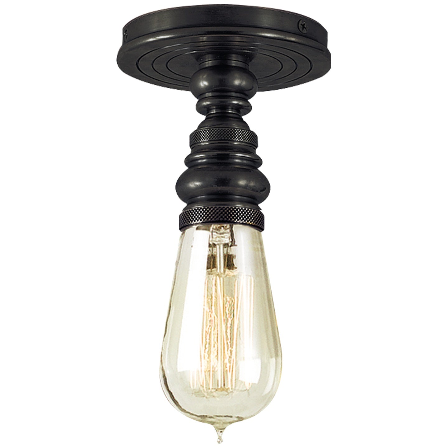 VISUAL COMFORT SIGNATURE, BOSTON SINGLE FLUSH MOUNT, FLUSH MOUNT CEILING LIGHTS