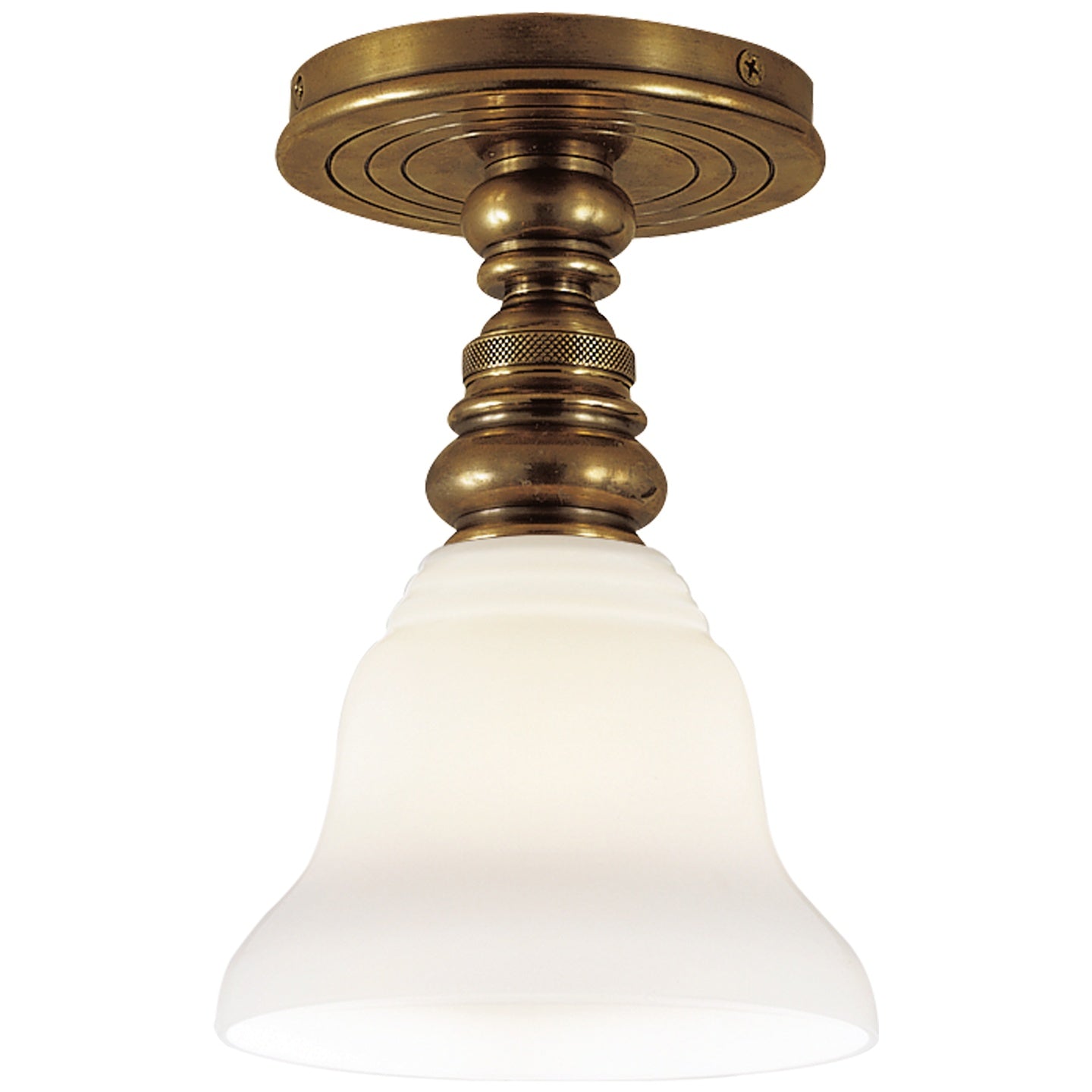 VISUAL COMFORT SIGNATURE, BOSTON SINGLE FLUSH MOUNT, FLUSH MOUNT CEILING LIGHTS