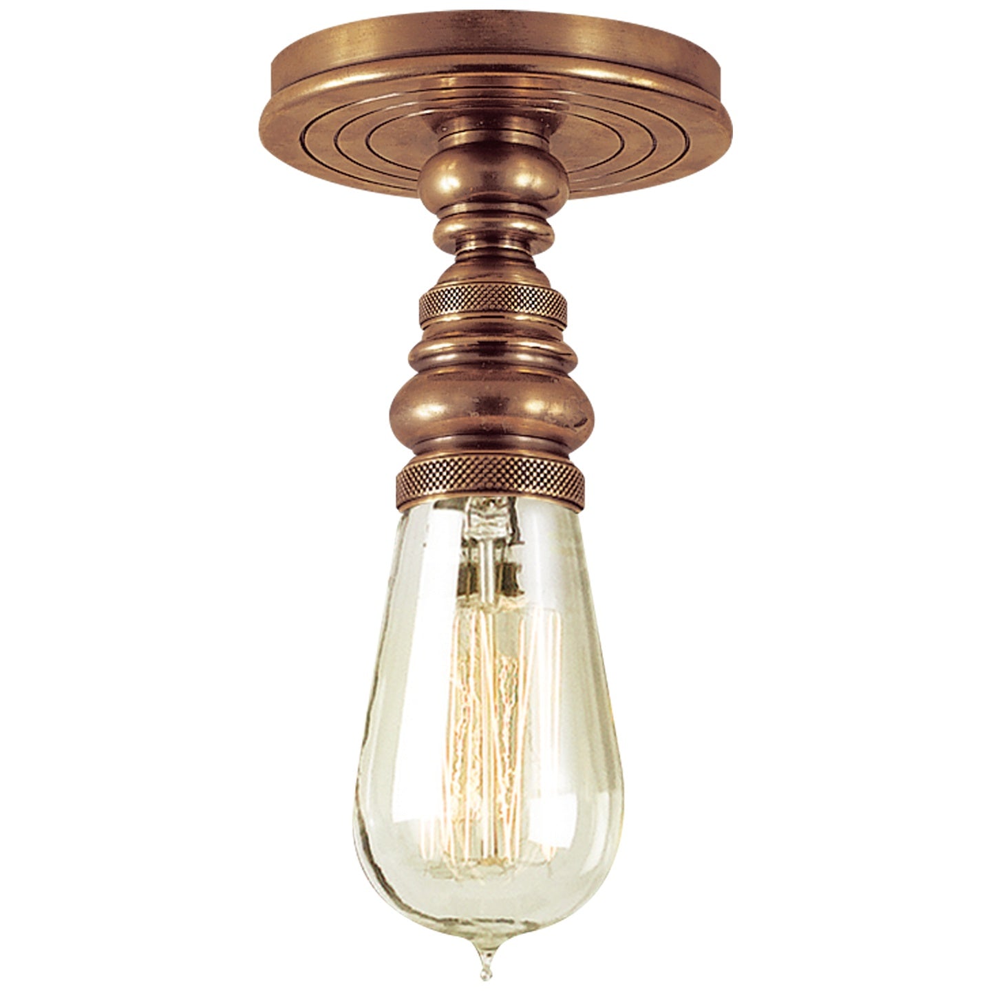 VISUAL COMFORT SIGNATURE, BOSTON SINGLE FLUSH MOUNT, FLUSH MOUNT CEILING LIGHTS