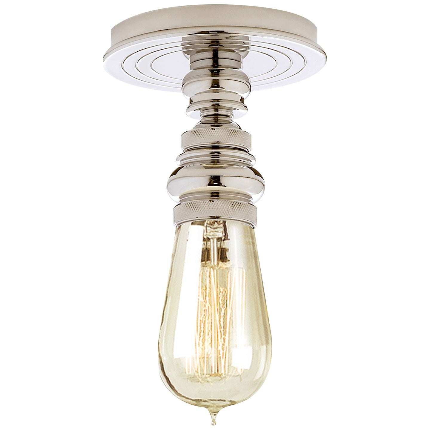 VISUAL COMFORT SIGNATURE, BOSTON SINGLE FLUSH MOUNT, FLUSH MOUNT CEILING LIGHTS