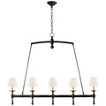 VISUAL COMFORT SIGNATURE, CLASSIC LINEAR CHANDELIER, LINEAR LIGHT