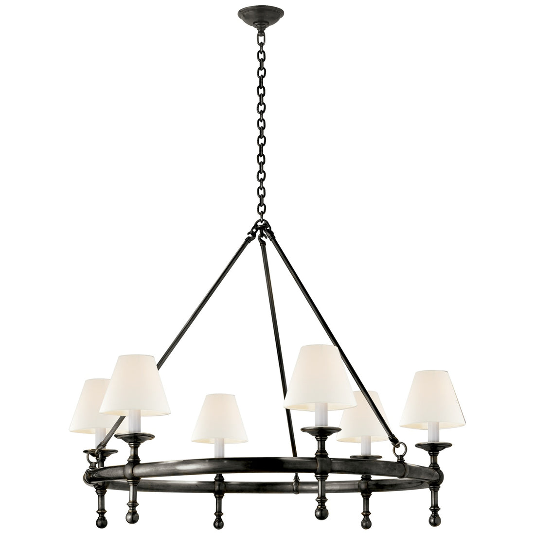 VISUAL COMFORT SIGNATURE, CLASSIC RING CHANDELIER, CHANDELIER LIGHT