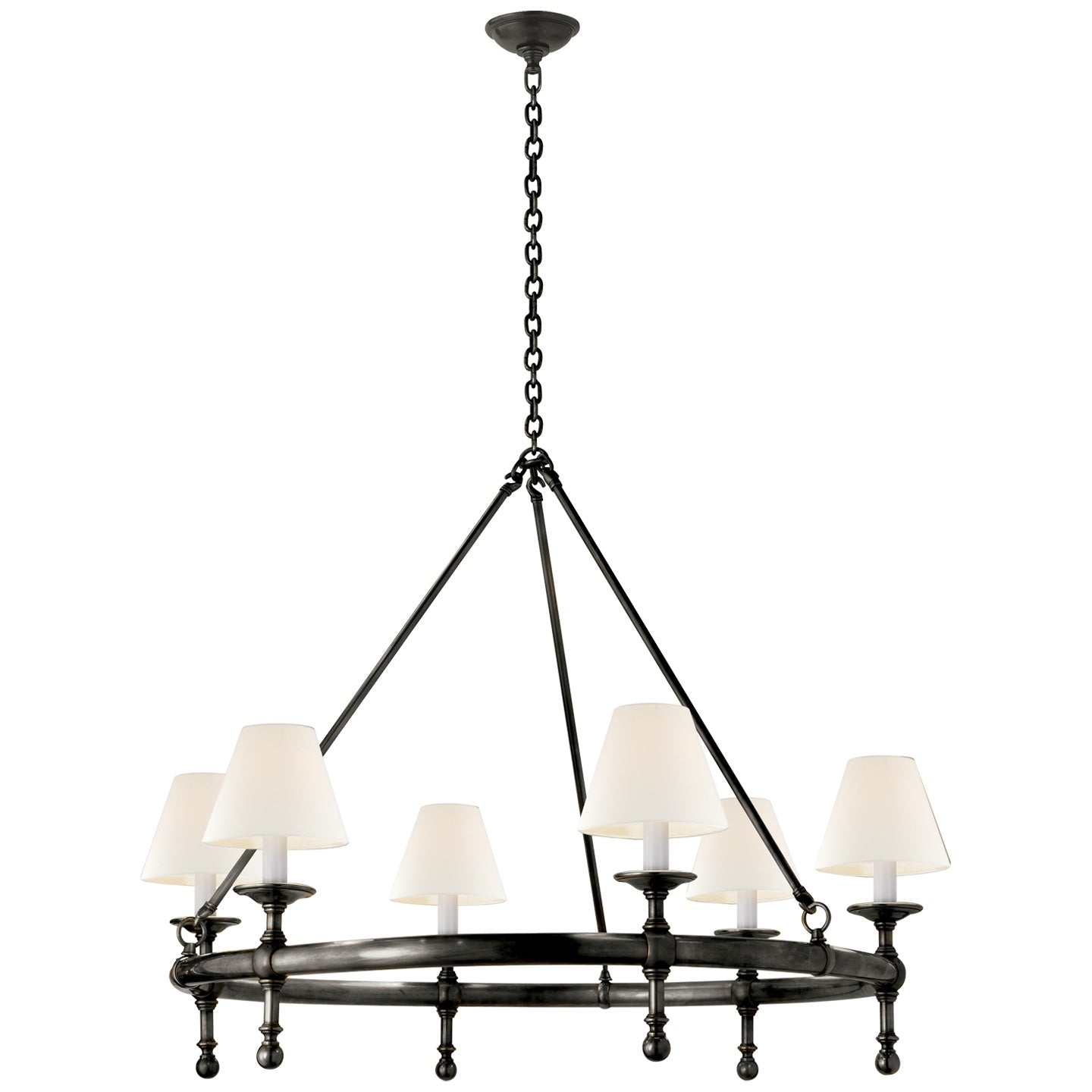 VISUAL COMFORT SIGNATURE, CLASSIC RING CHANDELIER, CHANDELIER LIGHT