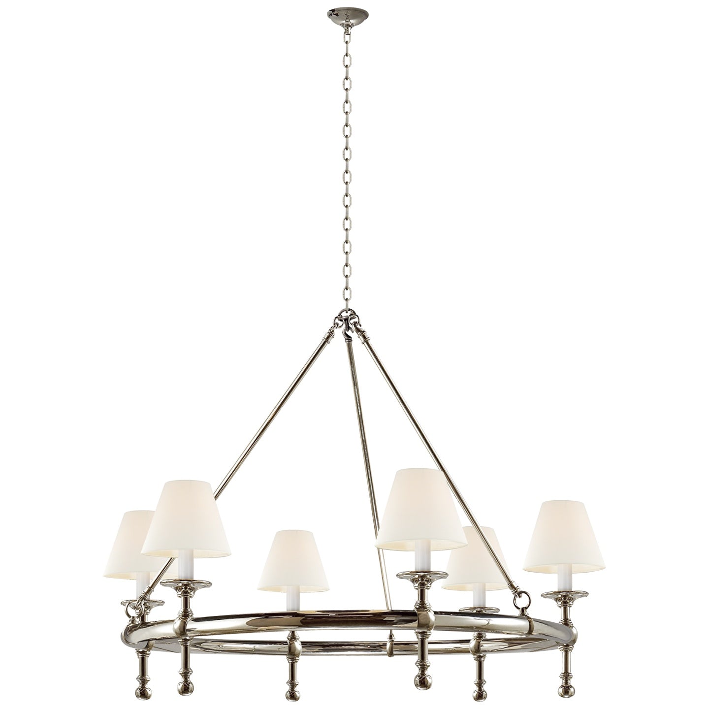 VISUAL COMFORT SIGNATURE, CLASSIC RING CHANDELIER, CHANDELIER LIGHT