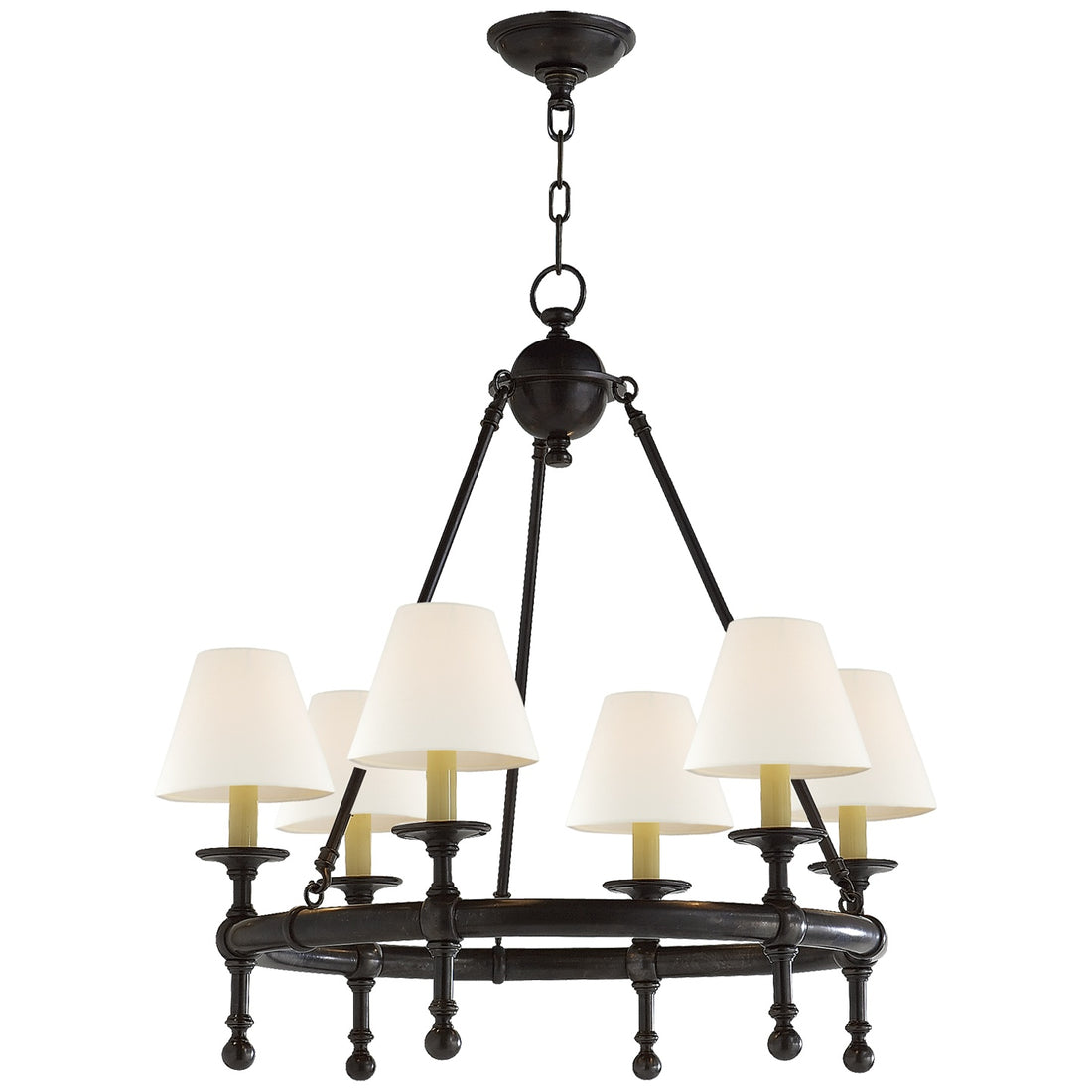 VISUAL COMFORT SIGNATURE, CLASSIC MINI RING CHANDELIER, CHANDELIER LIGHT