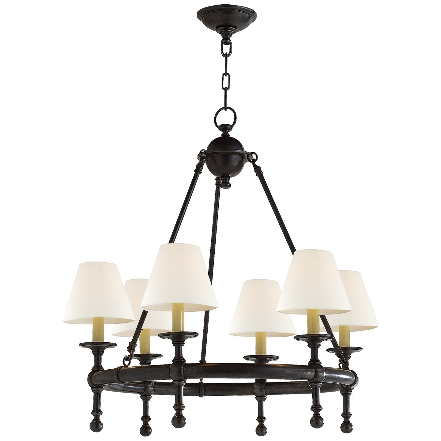 VISUAL COMFORT SIGNATURE, CLASSIC MINI RING CHANDELIER, CHANDELIER LIGHT