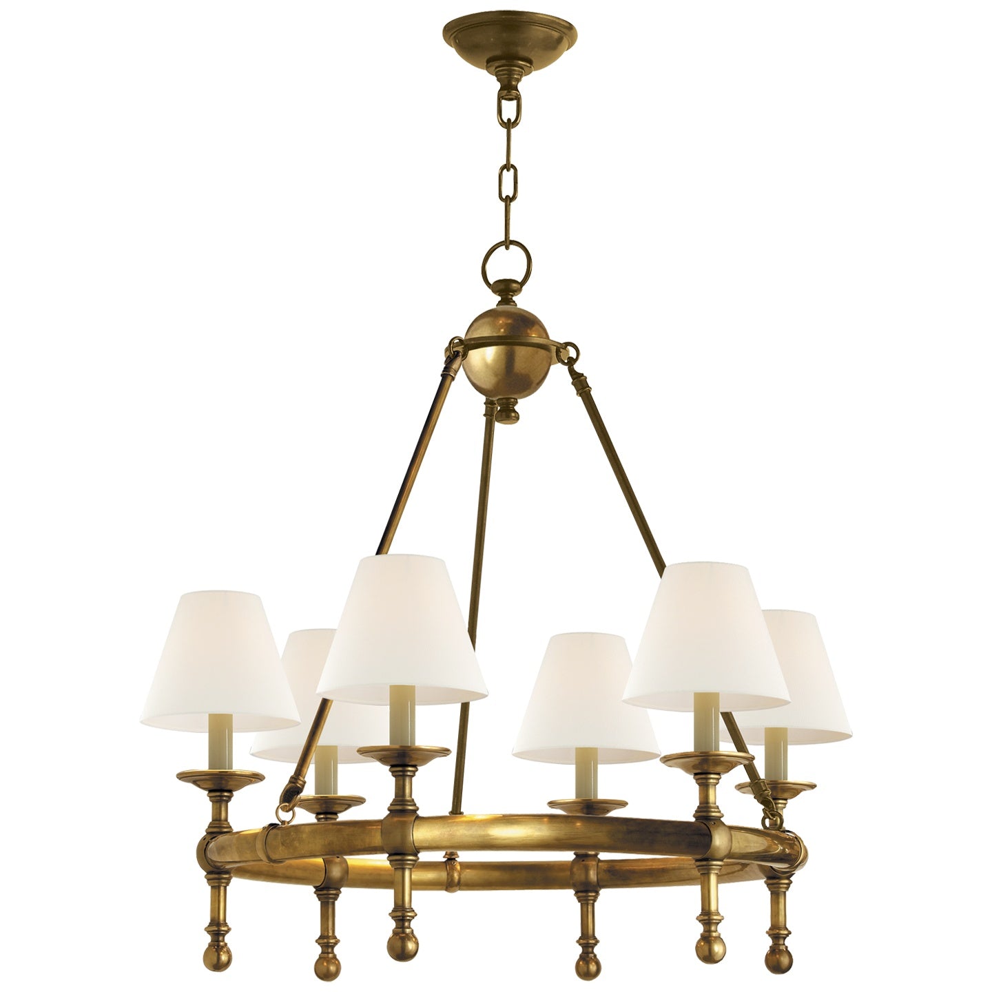 VISUAL COMFORT SIGNATURE, CLASSIC MINI RING CHANDELIER, CHANDELIER LIGHT