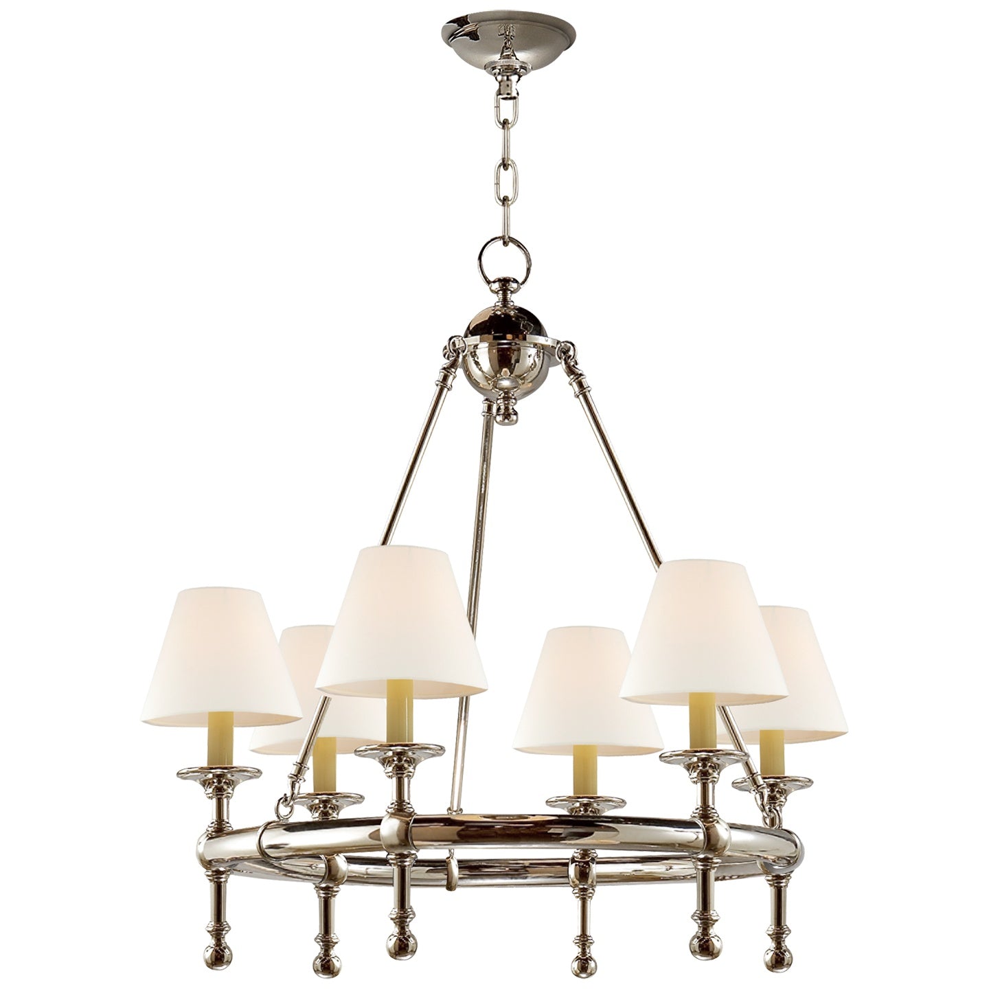 VISUAL COMFORT SIGNATURE, CLASSIC MINI RING CHANDELIER, CHANDELIER LIGHT