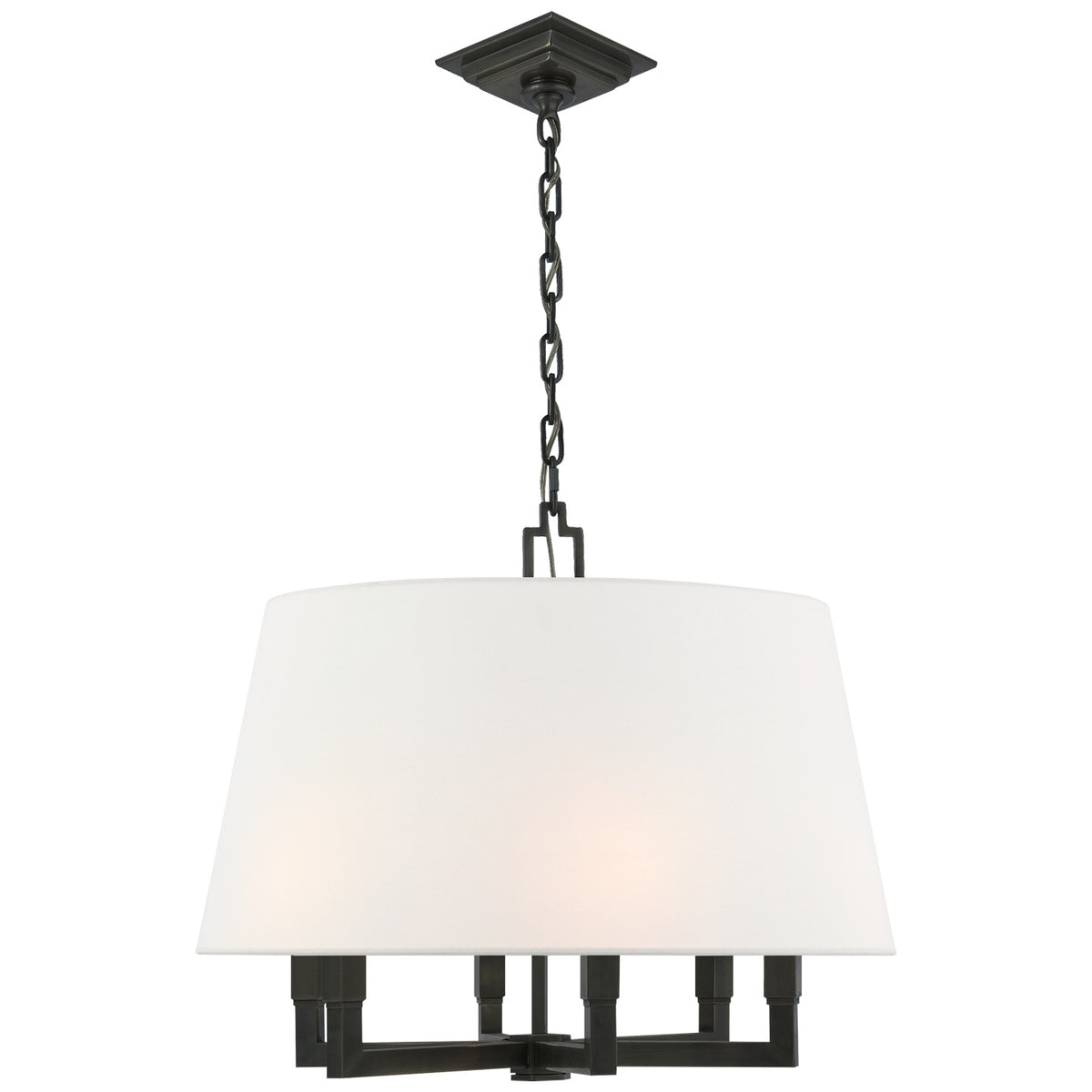 VISUAL COMFORT SIGNATURE, SQUARE TUBE HANGING SHADE, PENDANT LIGHT SHADES