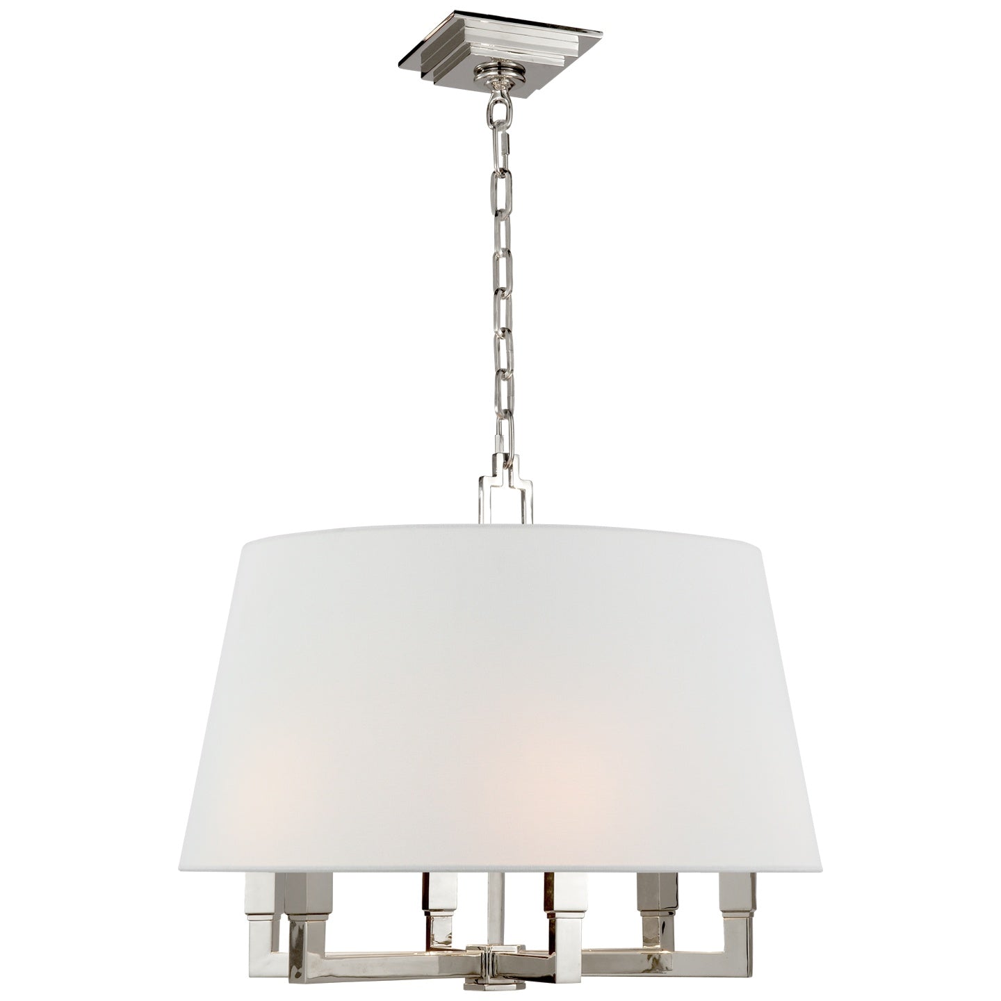 VISUAL COMFORT SIGNATURE, SQUARE TUBE HANGING SHADE, PENDANT LIGHT SHADES