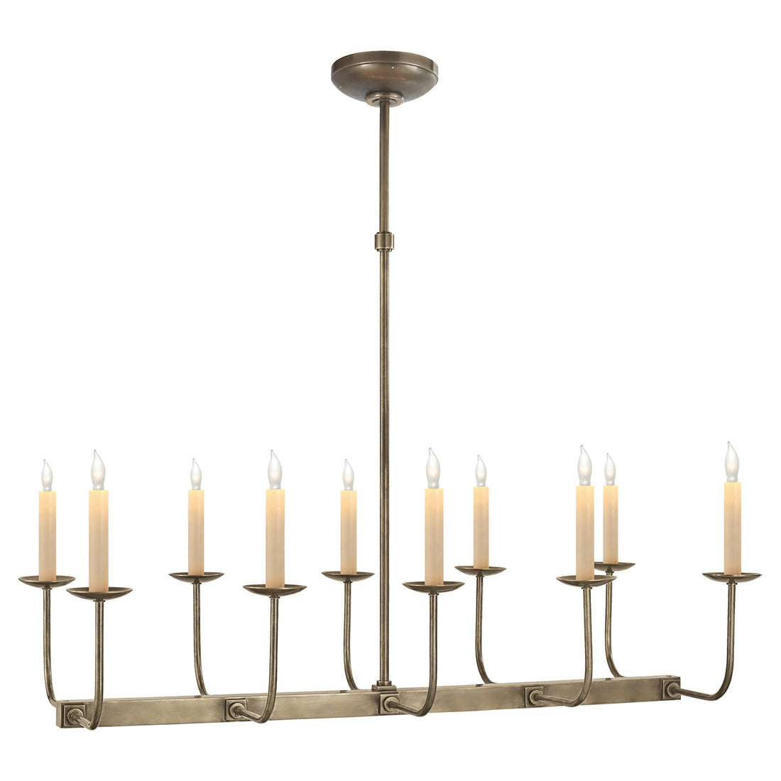 VISUAL COMFORT SIGNATURE, LINEAR BRANCHED CHANDELIER, LINEAR LIGHT