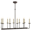 VISUAL COMFORT SIGNATURE, LINEAR BRANCHED CHANDELIER, LINEAR LIGHT