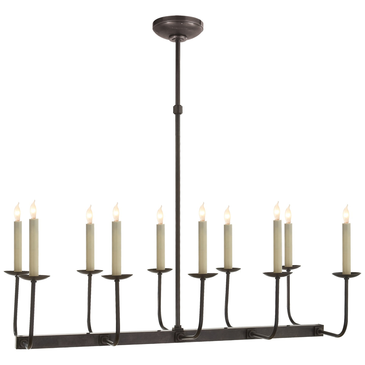 VISUAL COMFORT SIGNATURE, LINEAR BRANCHED CHANDELIER, LINEAR LIGHT