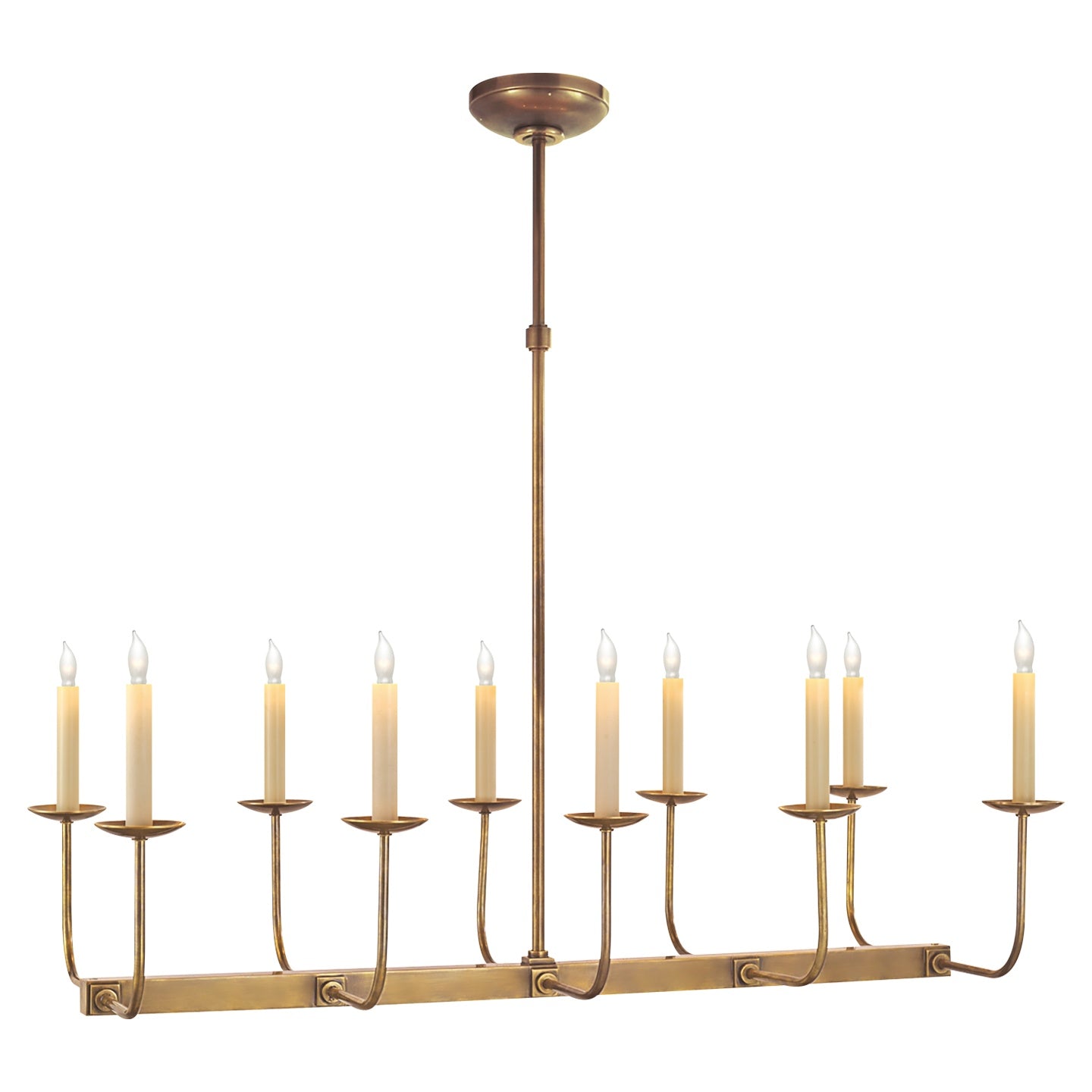 VISUAL COMFORT SIGNATURE, LINEAR BRANCHED CHANDELIER, LINEAR LIGHT