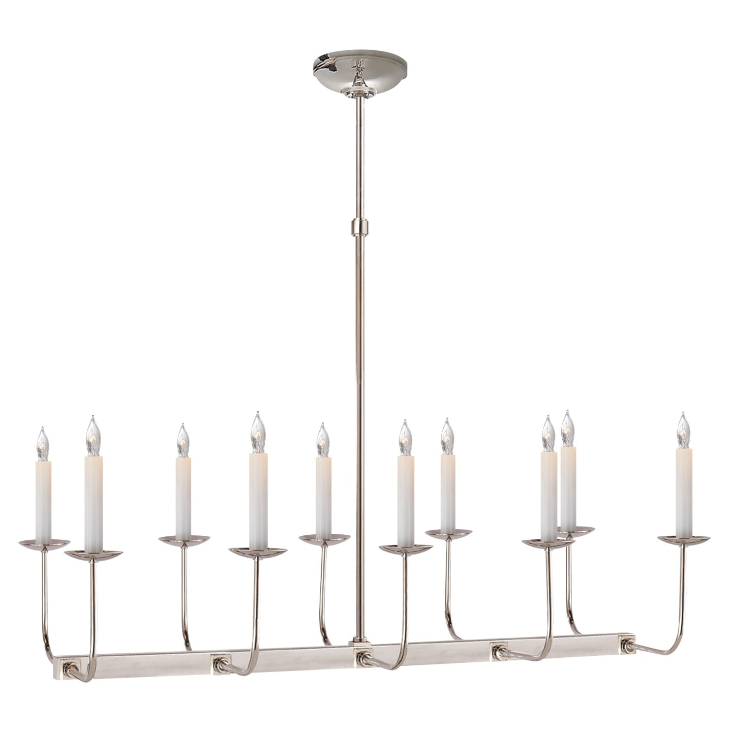 VISUAL COMFORT SIGNATURE, LINEAR BRANCHED CHANDELIER, LINEAR LIGHT