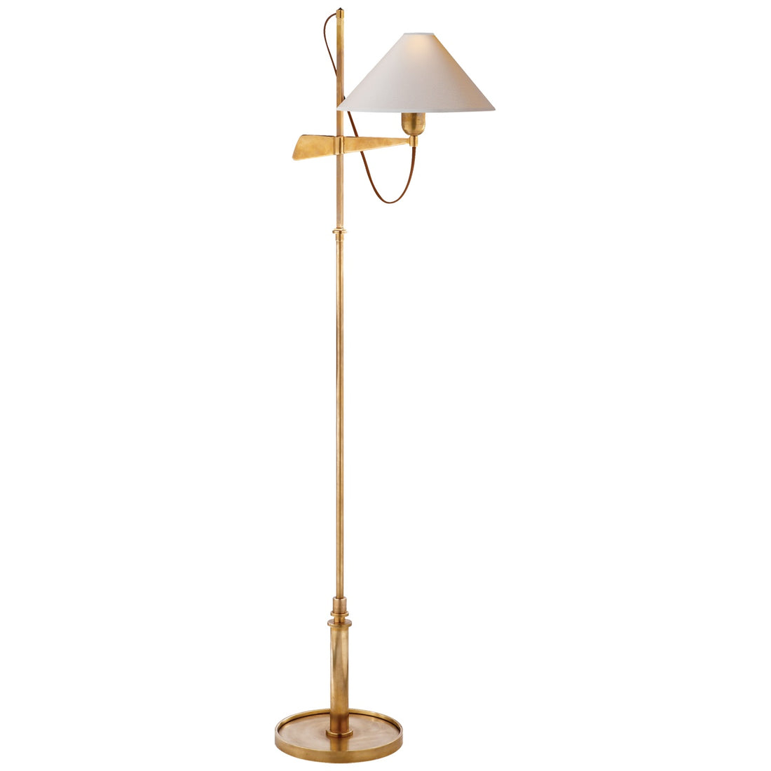 VISUAL COMFORT SIGNATURE, HARGETT BRIDGE ARM FLOOR LAMP, FLOOR LAMP