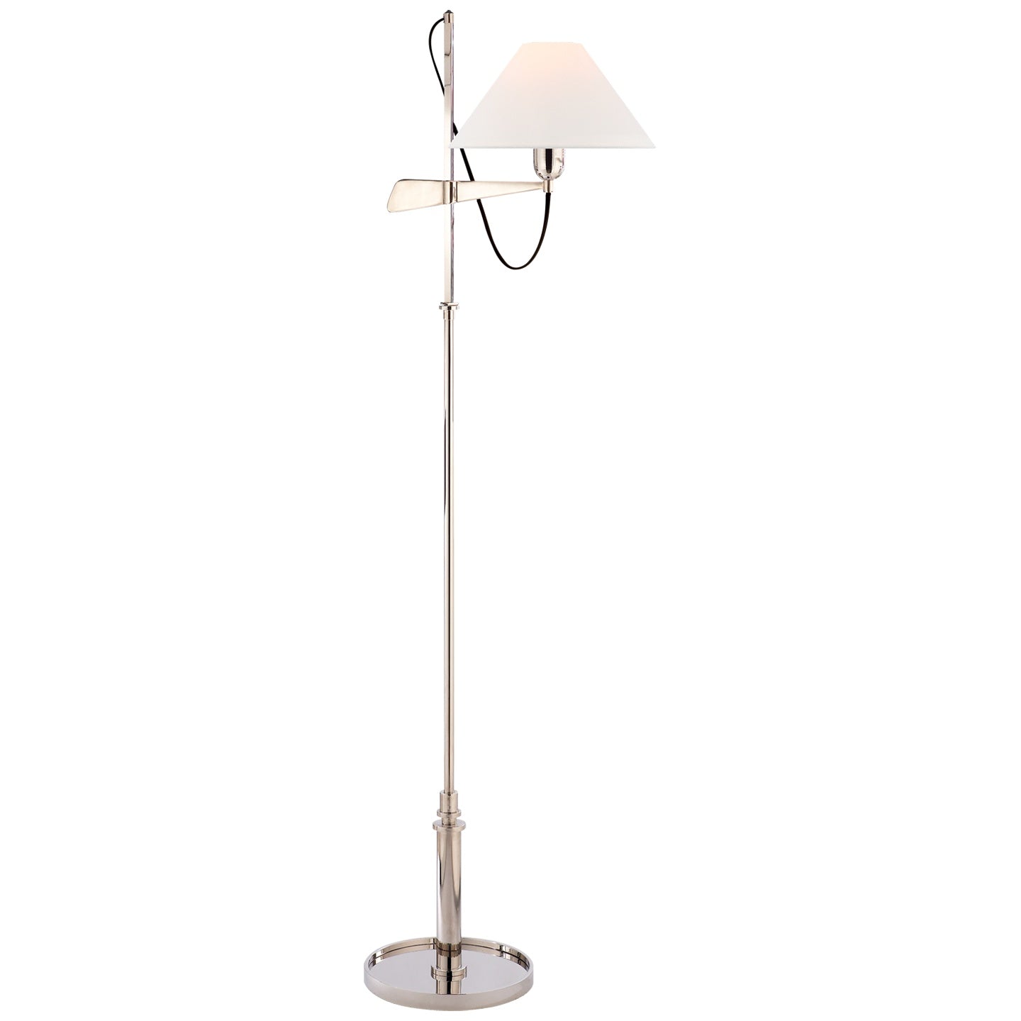 VISUAL COMFORT SIGNATURE, HARGETT BRIDGE ARM FLOOR LAMP, FLOOR LAMP