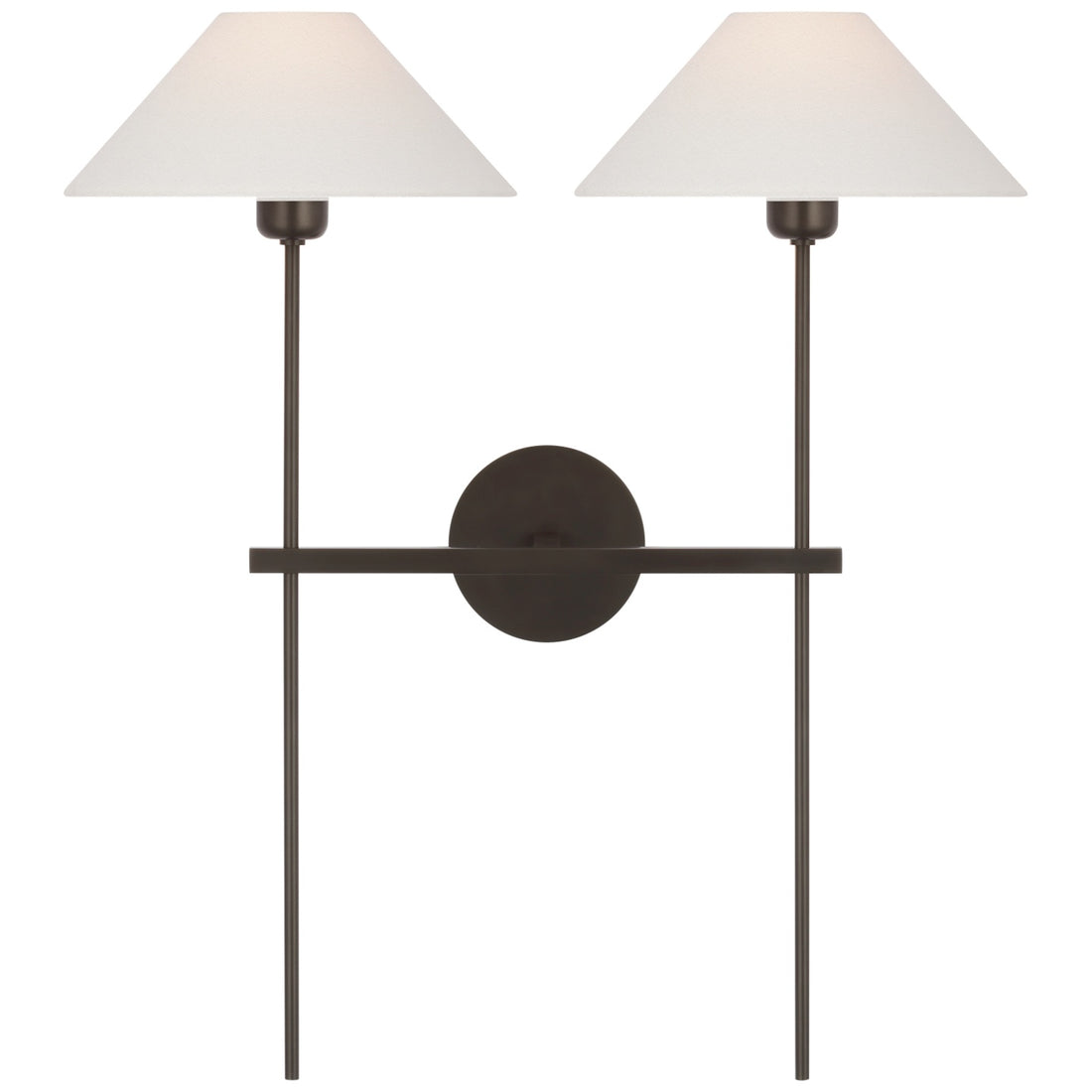VISUAL COMFORT SIGNATURE, HACKNEY DOUBLE TAIL SCONCE, WALL SCONCES