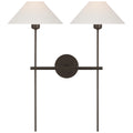 VISUAL COMFORT SIGNATURE, HACKNEY DOUBLE TAIL SCONCE, WALL SCONCES