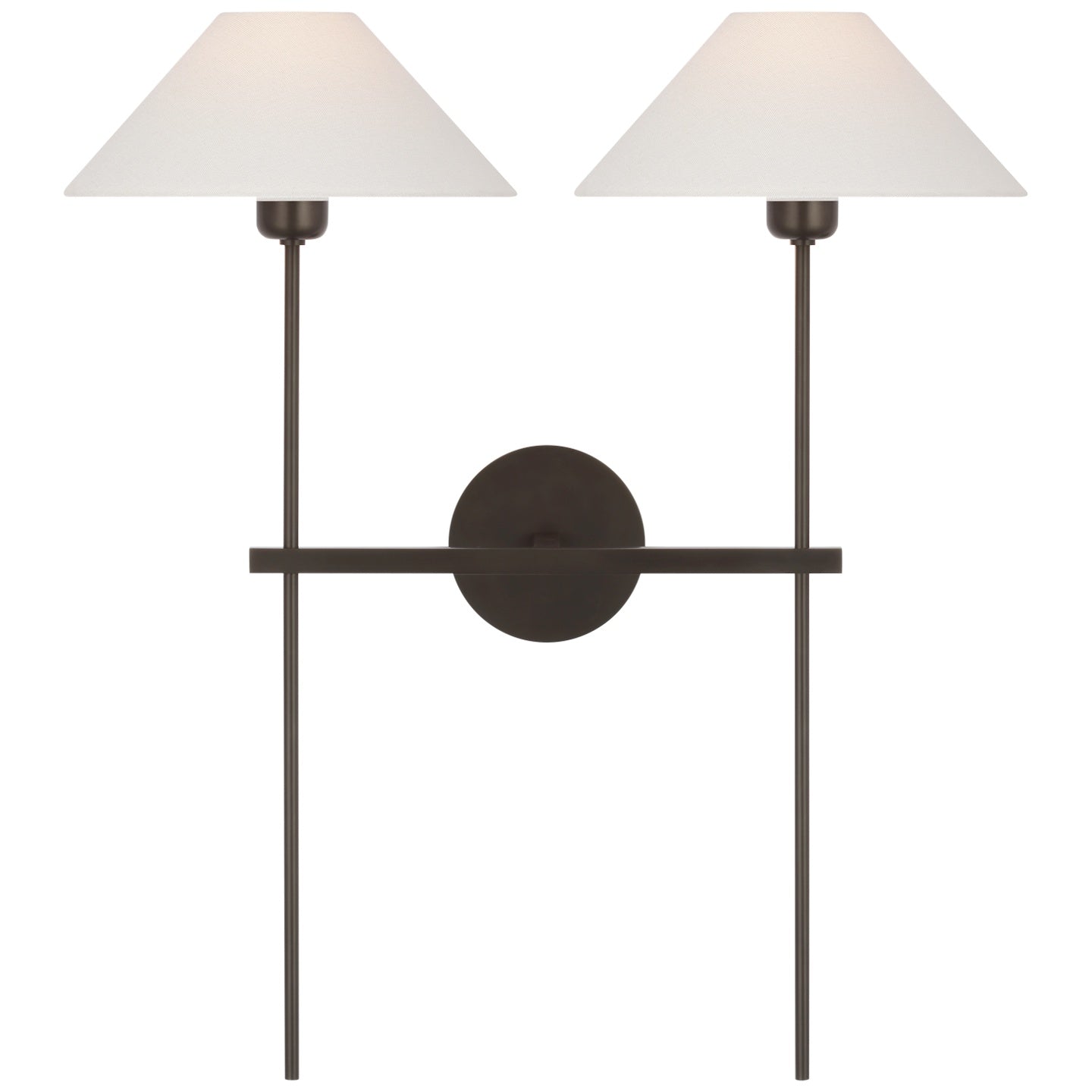 VISUAL COMFORT SIGNATURE, HACKNEY DOUBLE TAIL SCONCE, WALL SCONCES