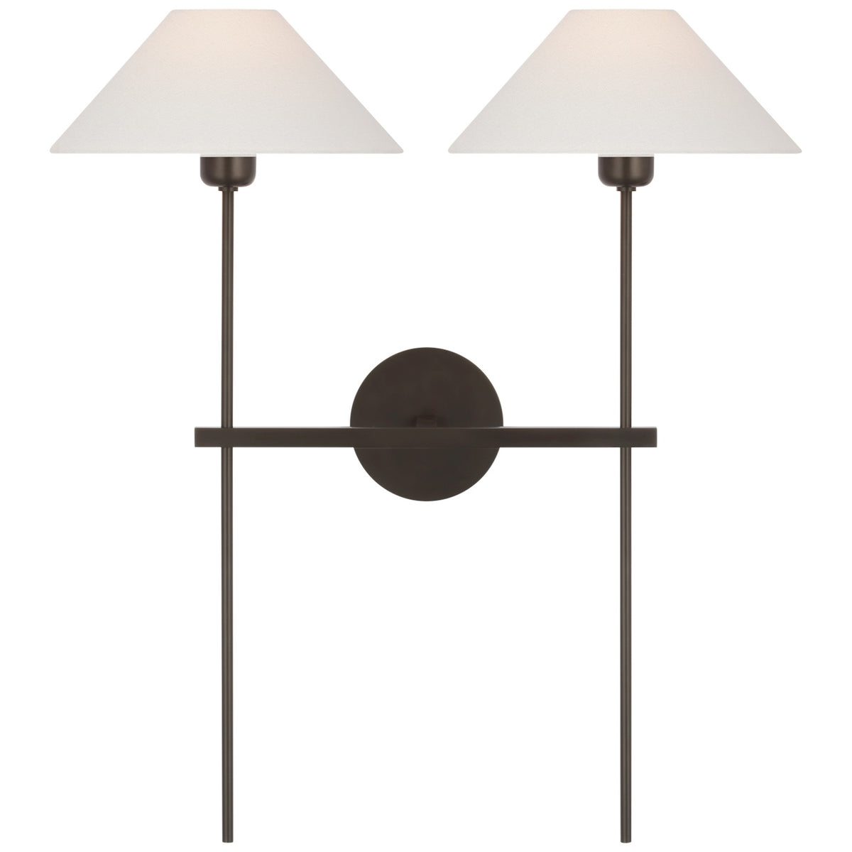 VISUAL COMFORT SIGNATURE, HACKNEY DOUBLE TAIL SCONCE, WALL SCONCES