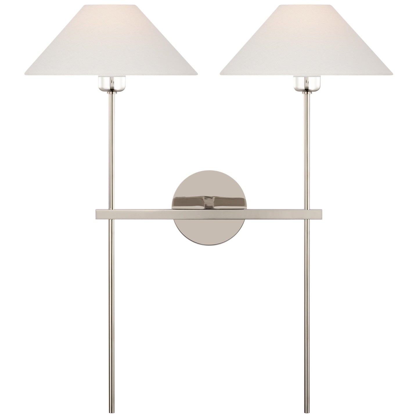 VISUAL COMFORT SIGNATURE, HACKNEY DOUBLE TAIL SCONCE, WALL SCONCES