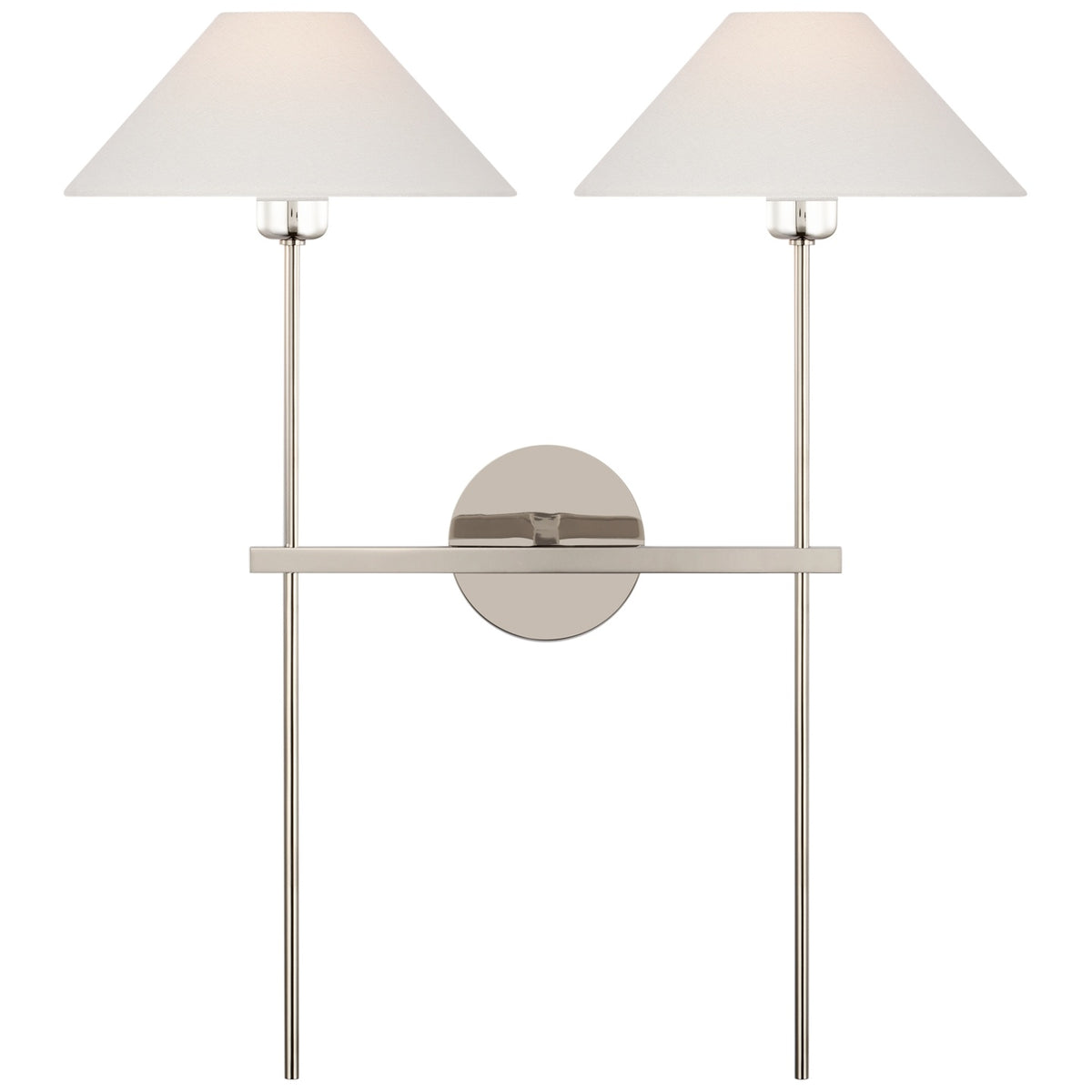 VISUAL COMFORT SIGNATURE, HACKNEY DOUBLE TAIL SCONCE, WALL SCONCES