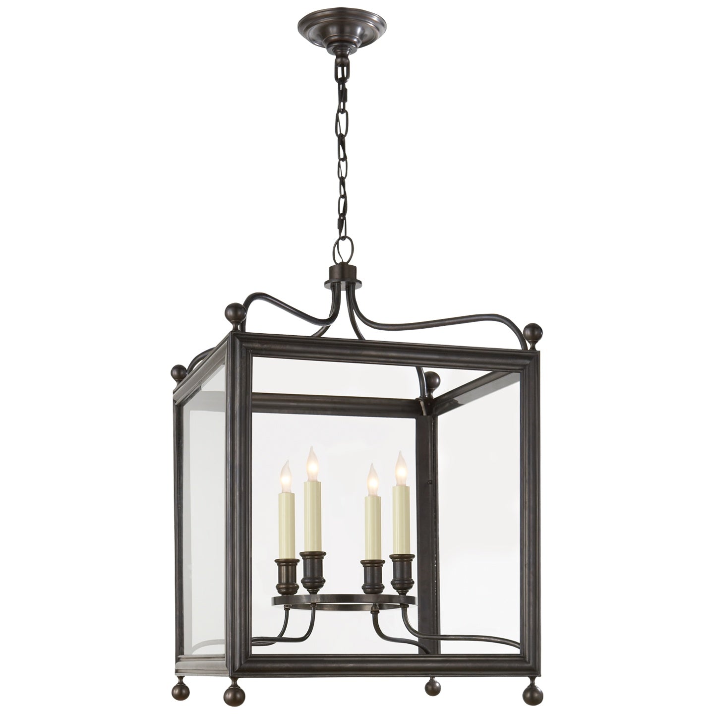 VISUAL COMFORT SIGNATURE, GREGGORY LANTERN, LANTERN CEILING LIGHT