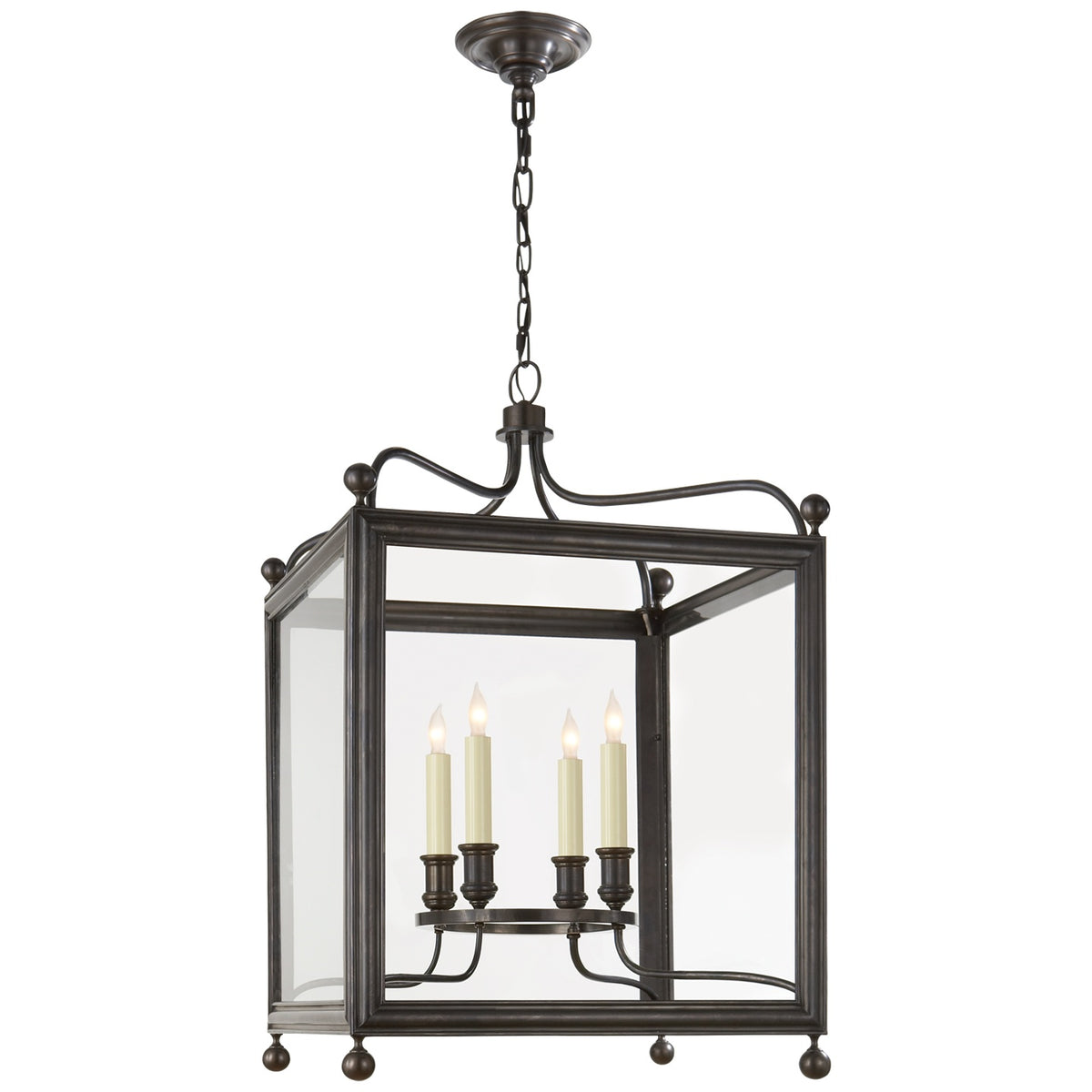 VISUAL COMFORT SIGNATURE, GREGGORY LANTERN, LANTERN CEILING LIGHT