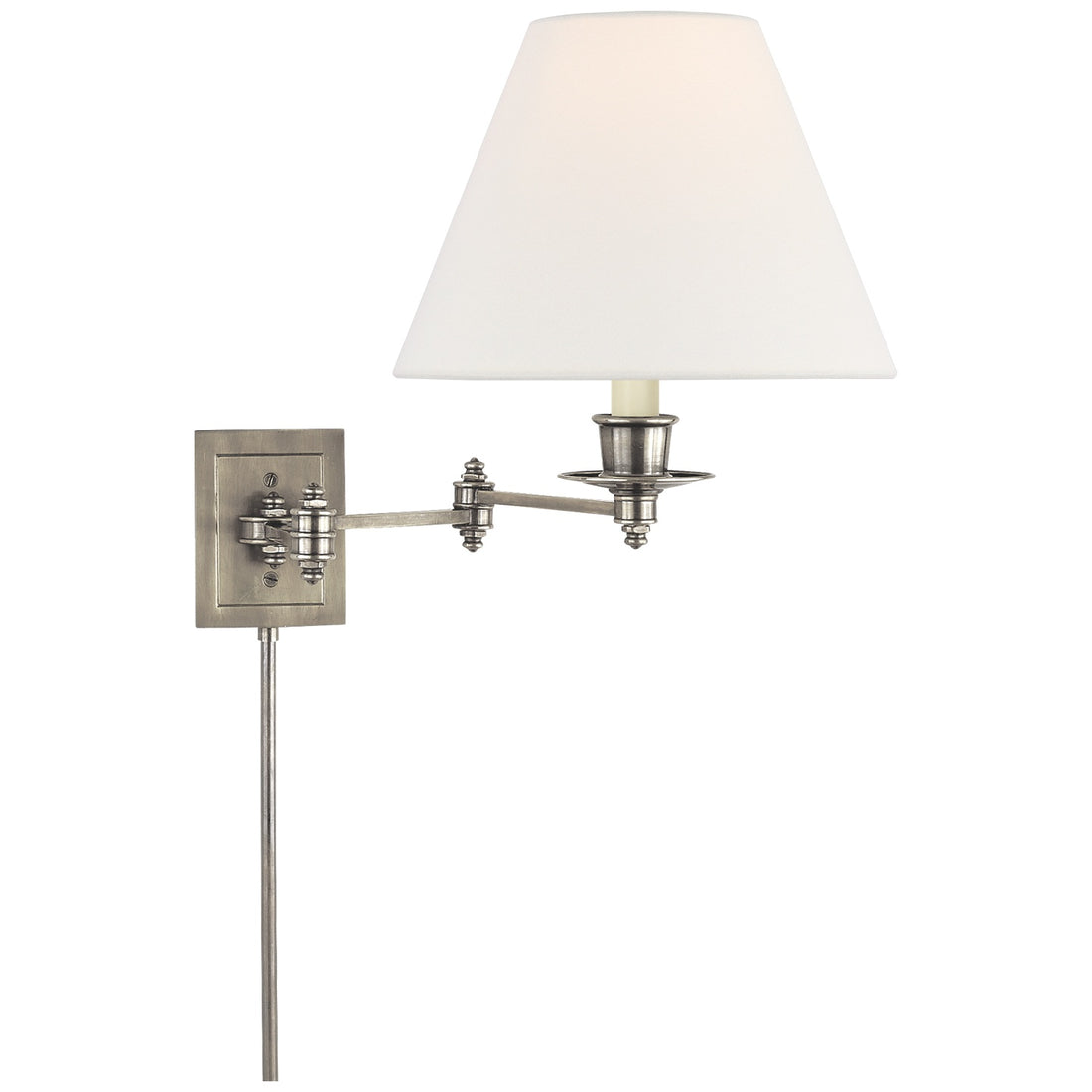 VISUAL COMFORT SIGNATURE, TRIPLE SWING ARM WALL LAMP, WALL SCONCES