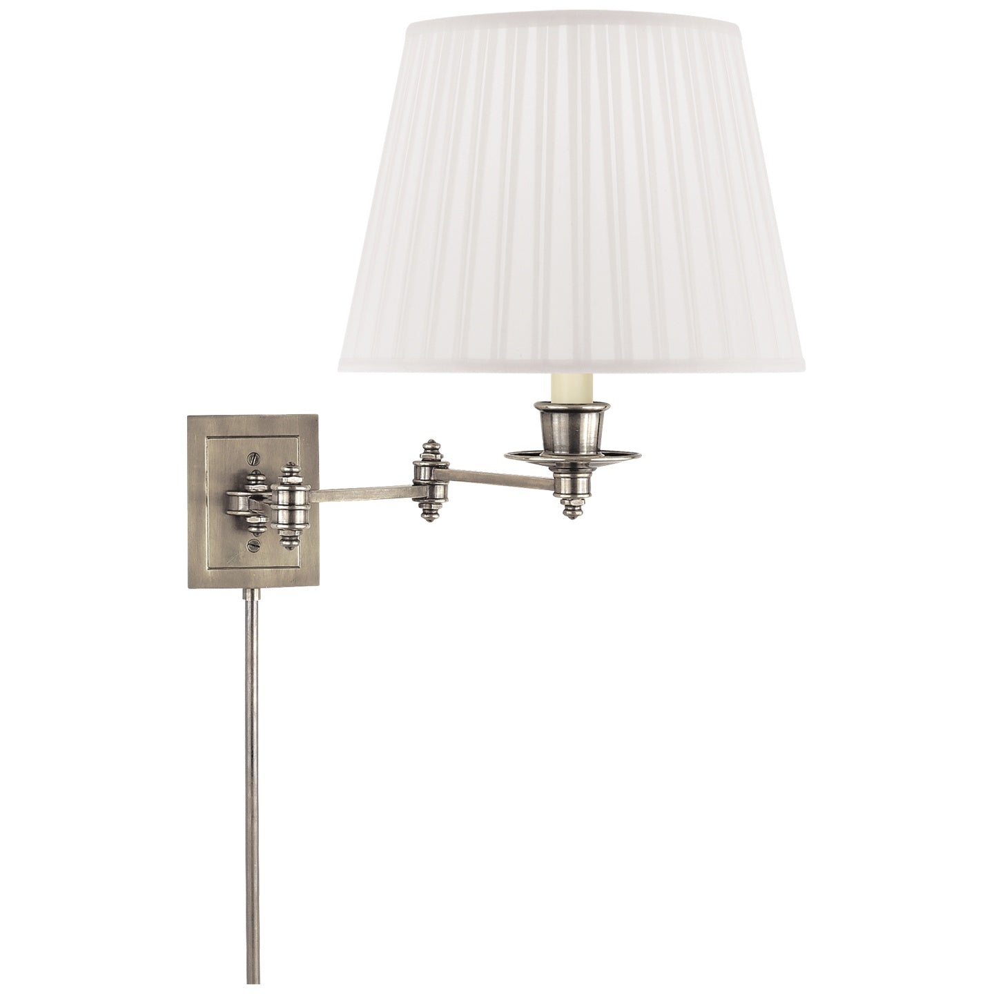 VISUAL COMFORT SIGNATURE, TRIPLE SWING ARM WALL LAMP, WALL SCONCES