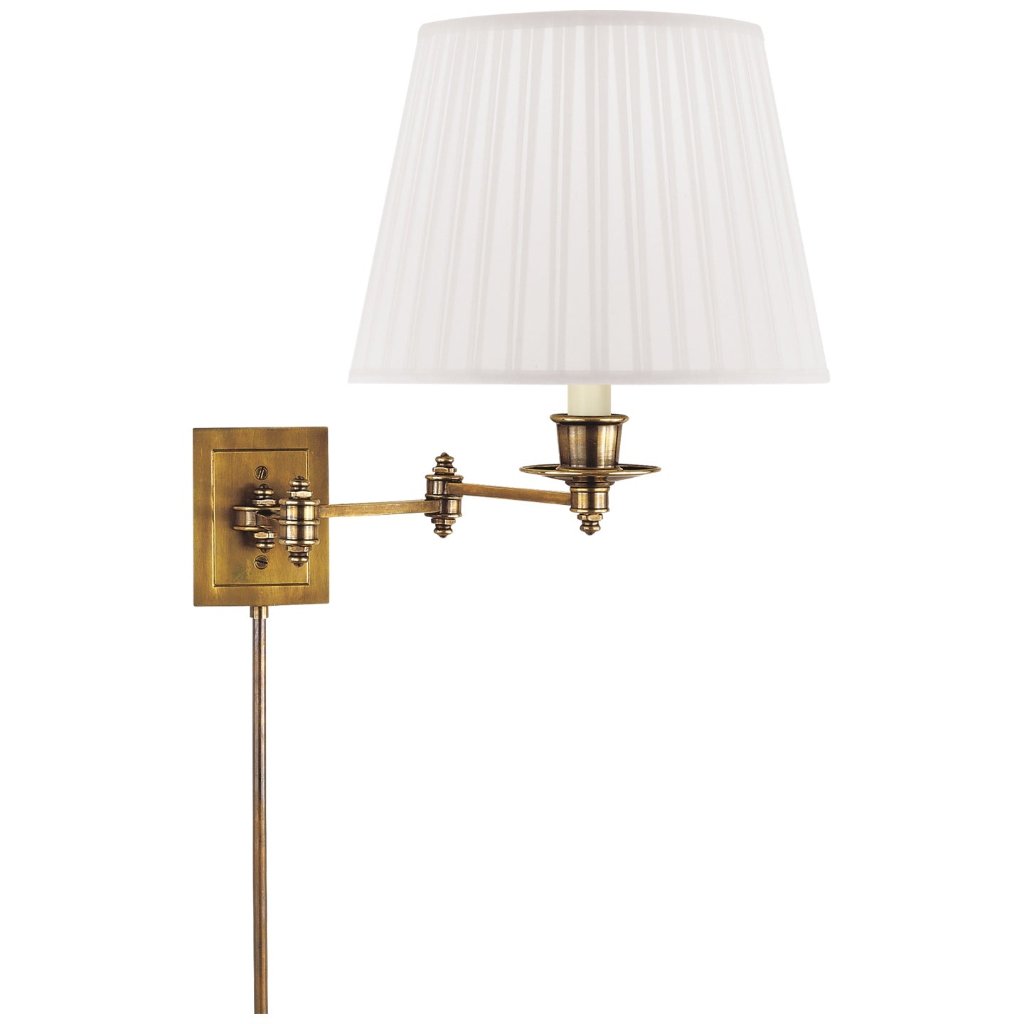 VISUAL COMFORT SIGNATURE, TRIPLE SWING ARM WALL LAMP, WALL SCONCES