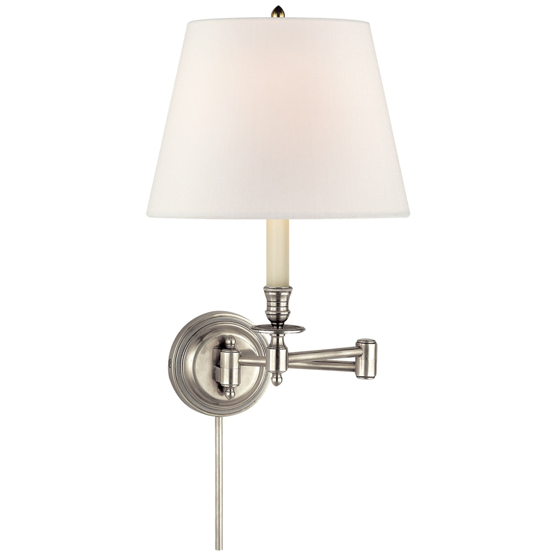 VISUAL COMFORT SIGNATURE, CANDLESTICK SWING ARM, WALL SCONCES