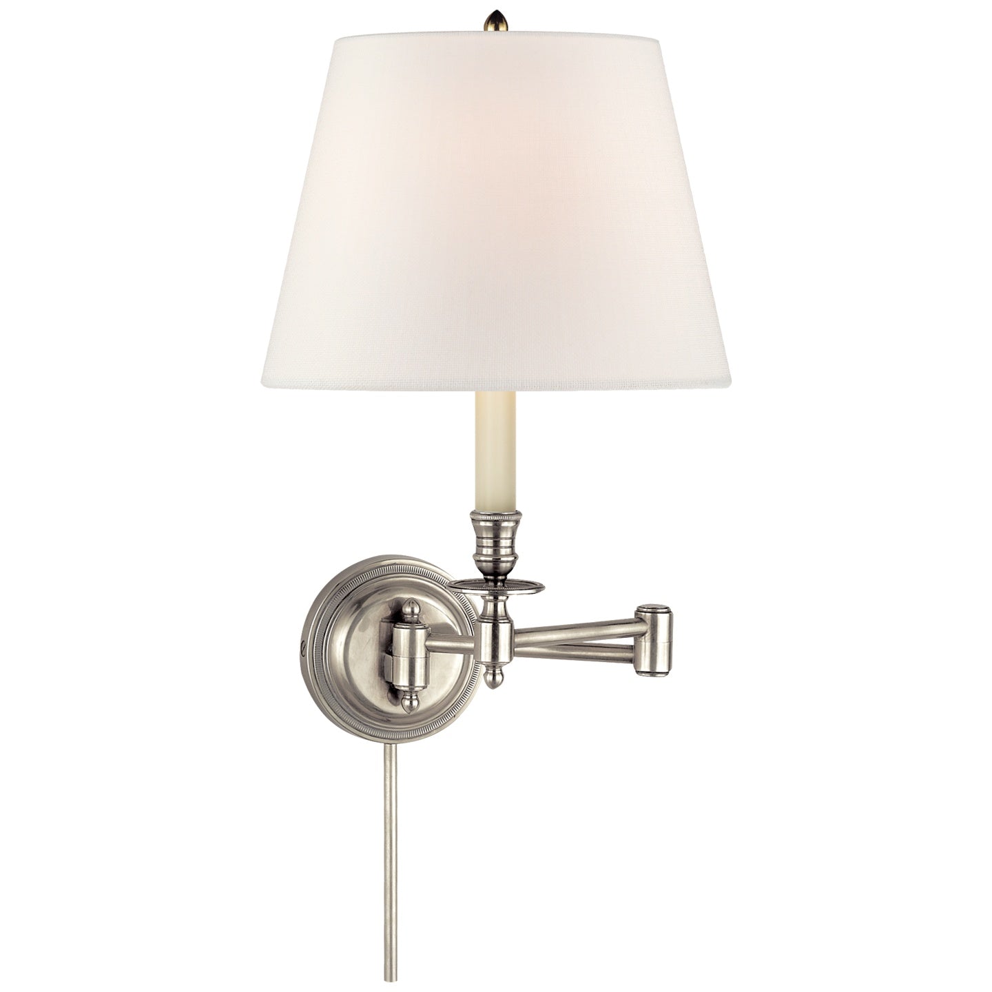 VISUAL COMFORT SIGNATURE, CANDLESTICK SWING ARM, WALL SCONCES