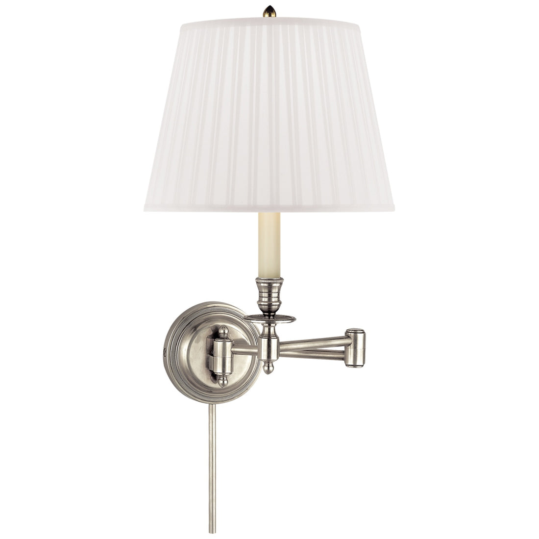 VISUAL COMFORT SIGNATURE, CANDLESTICK SWING ARM, WALL SCONCES